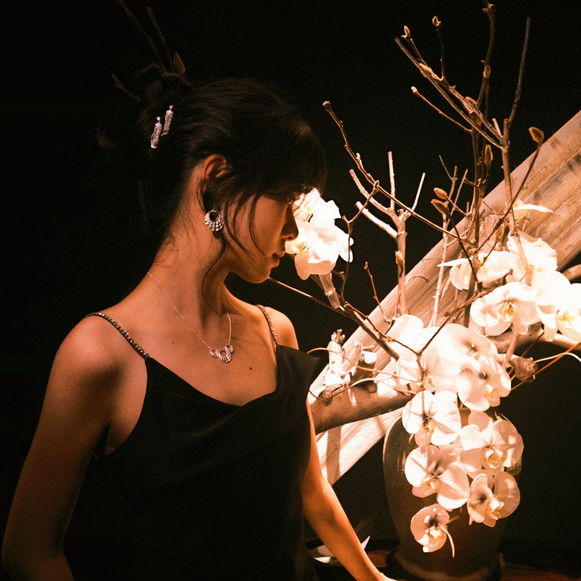 Mistveil Miao-Inspired Layered-Collar Silver Protective Necklace