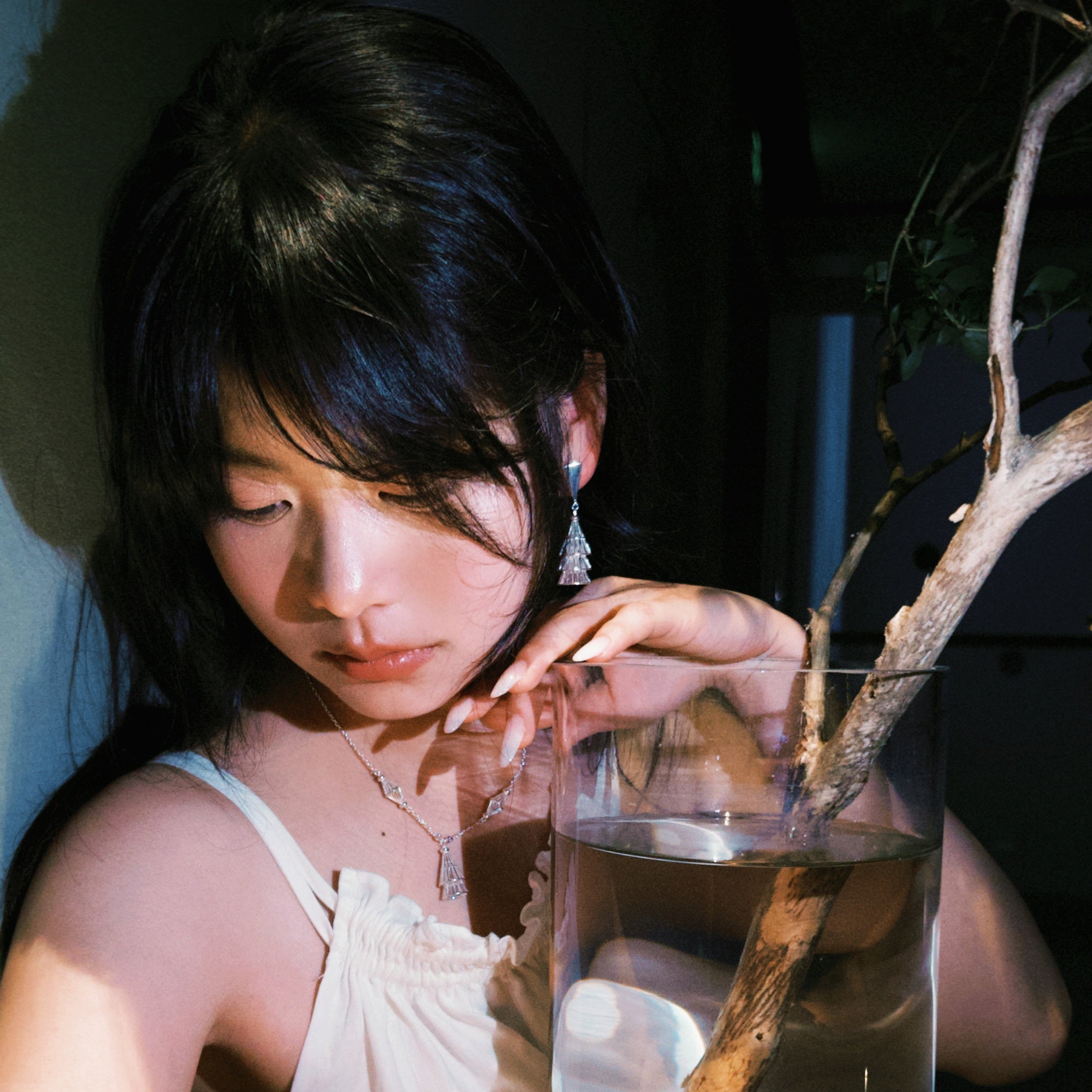 Mistveil Sun-Motif Silver Protective Earrings