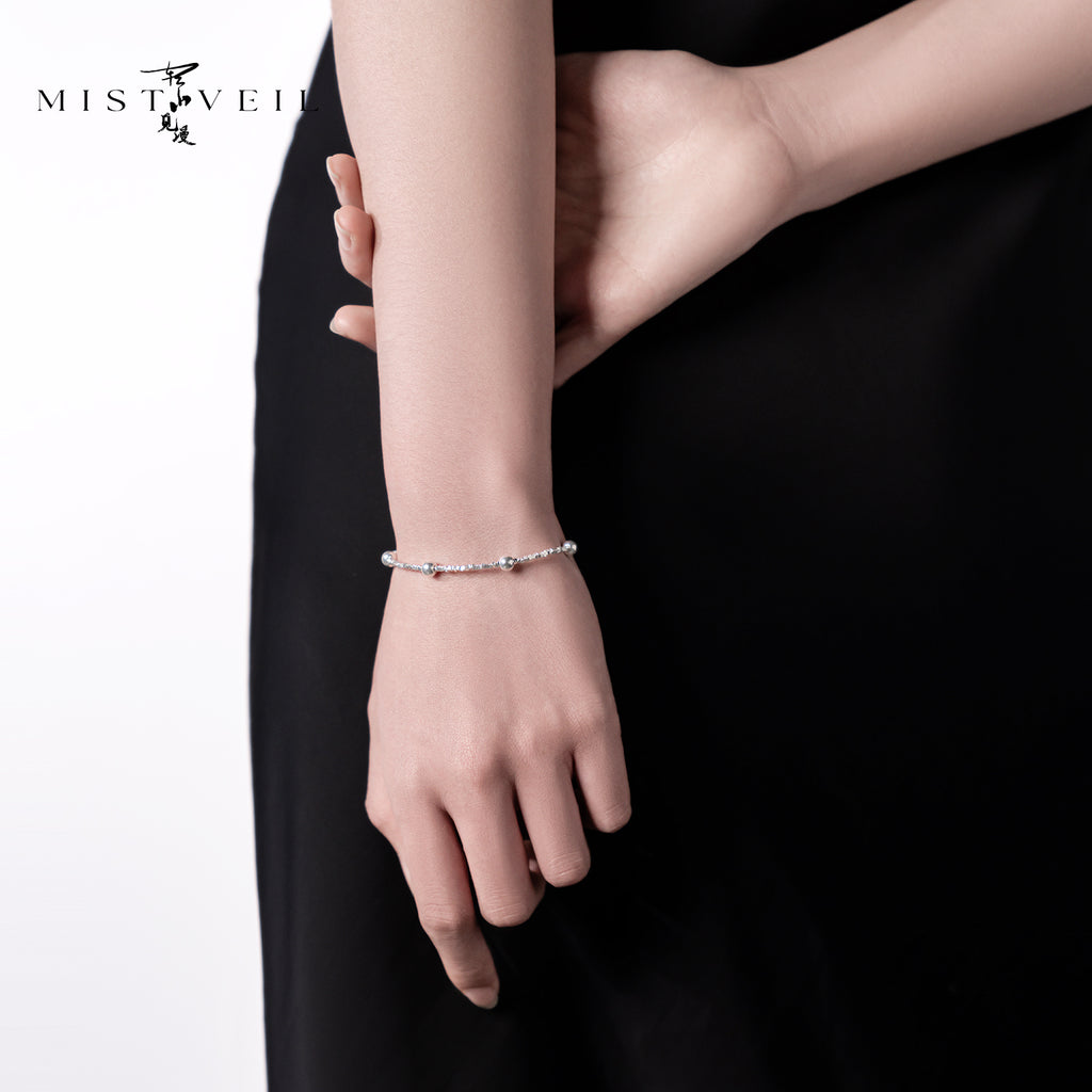 Mistveil Jiyin Silver Auspicious Bracelet