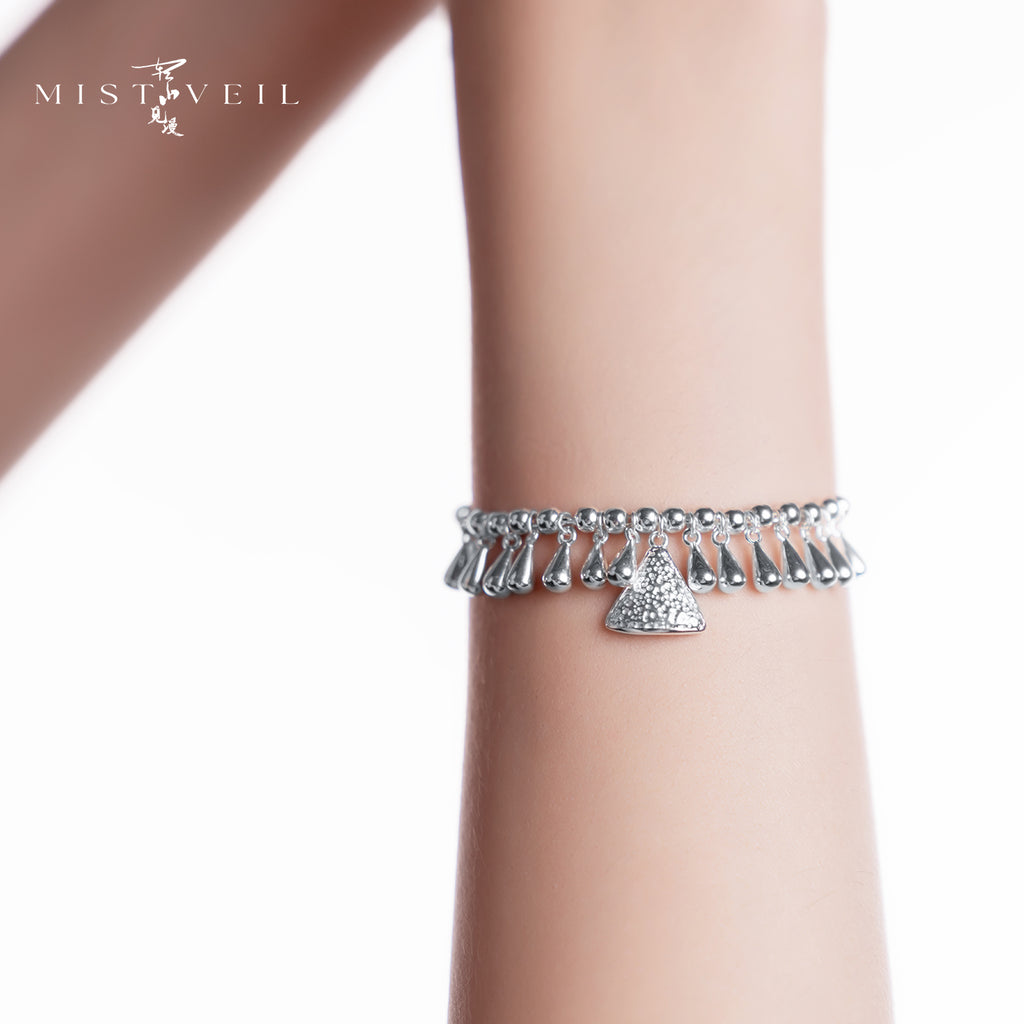 Mistveil Nestle Silver Healing Bracelet
