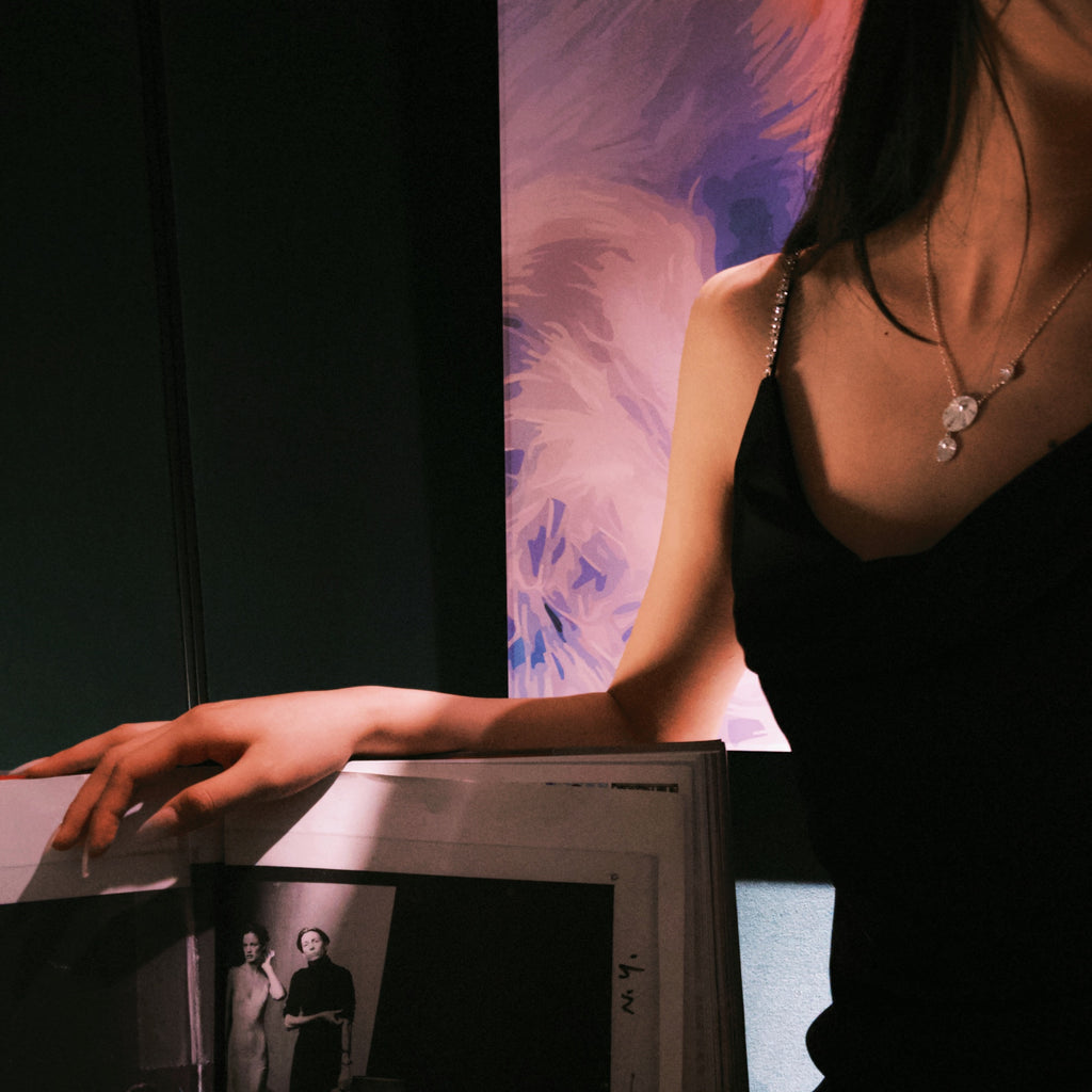 Mistveil First‑Breath Silver Serene Necklace