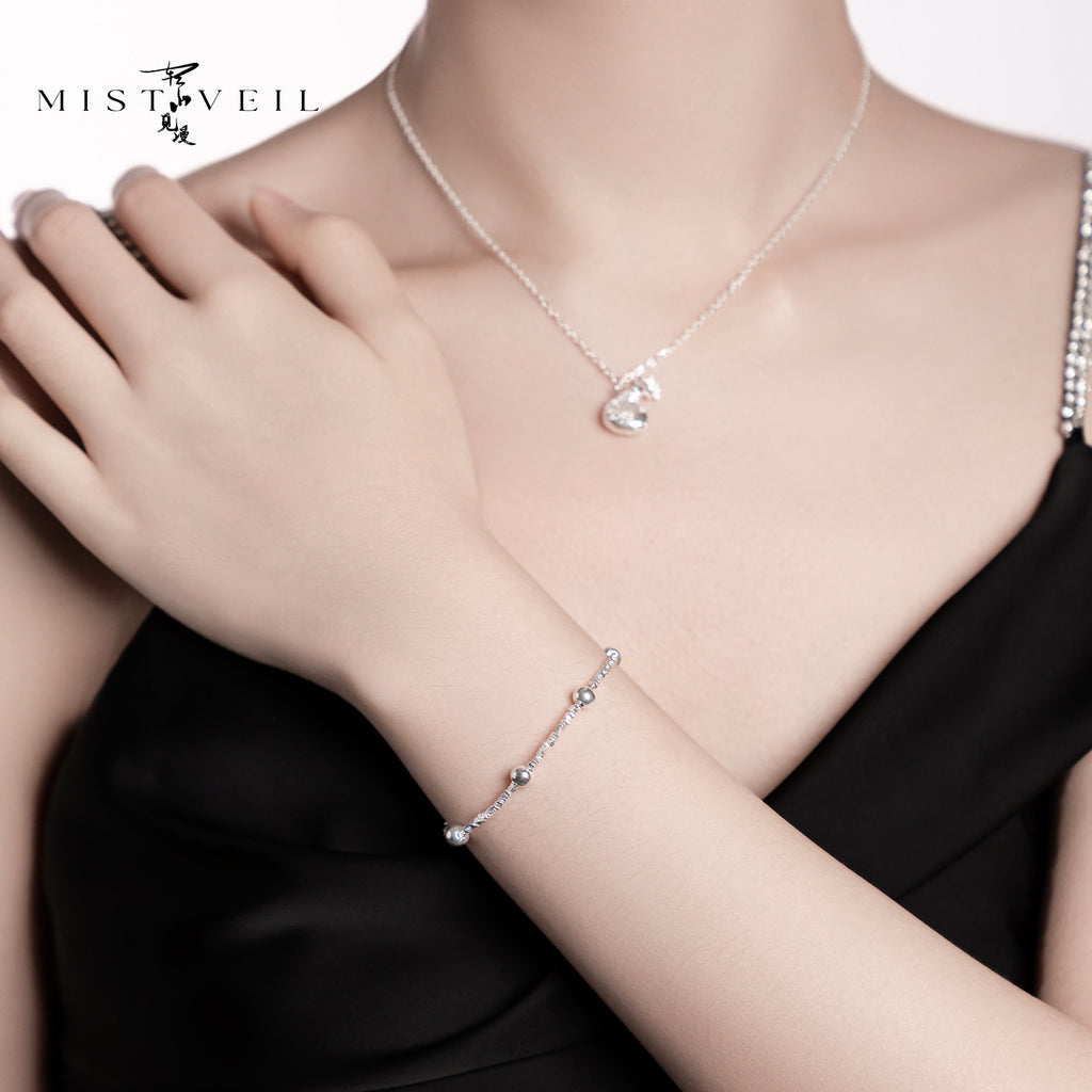 Mistveil Jiyin Silver Auspicious Bracelet