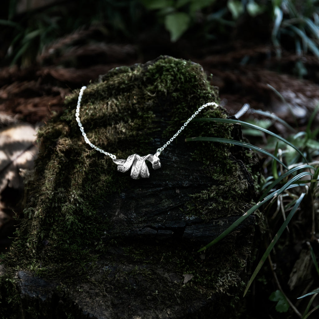 Mistveil Departure Silver Celestial Necklace