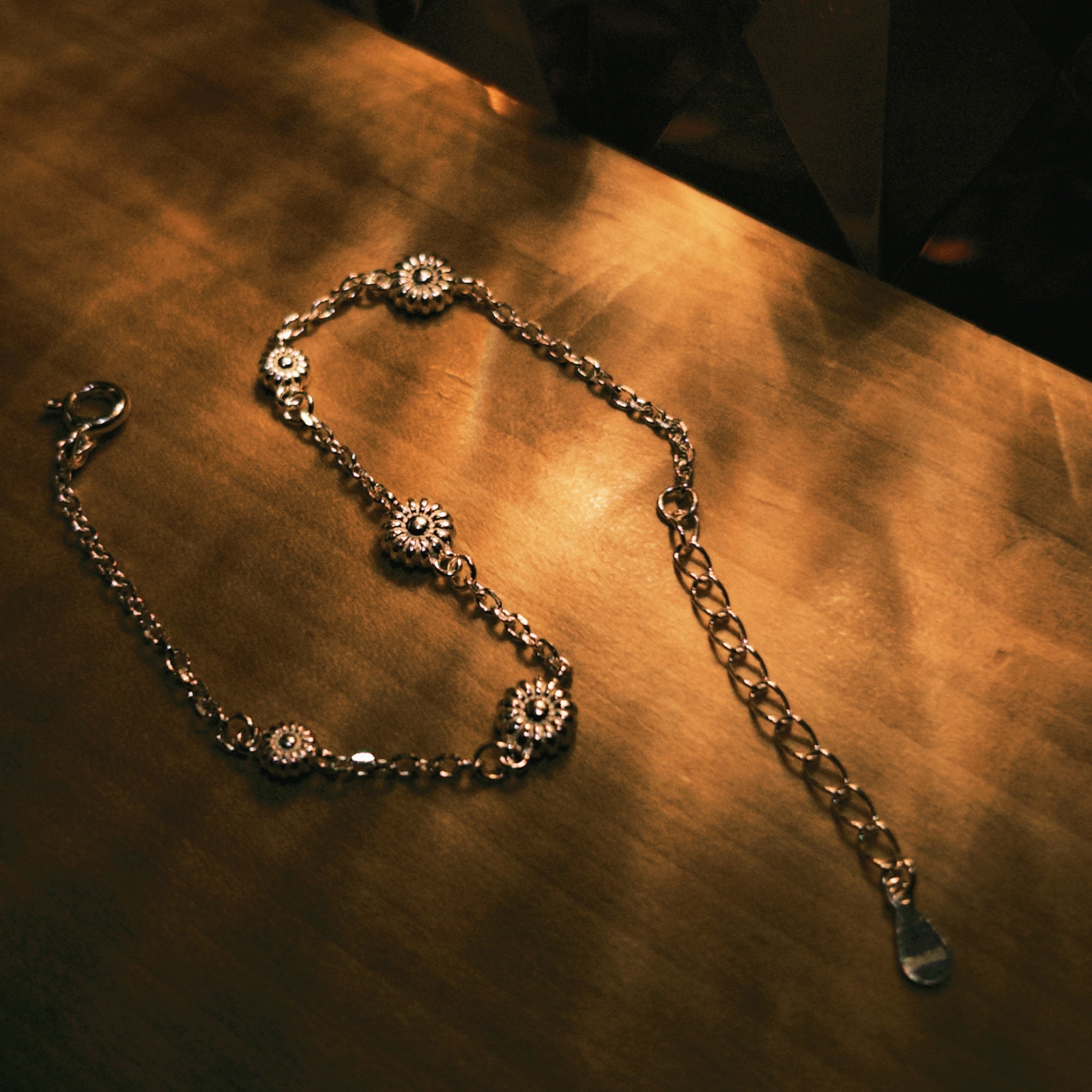 Mistveil Blessing‑at‑Hand Silver Amulet Bracelet