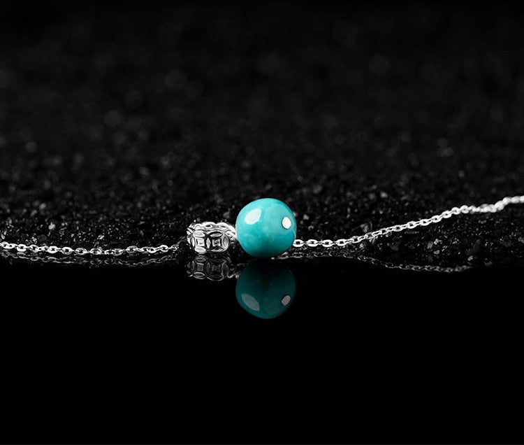 Mistveil Mountain-Rain Zen Silver Serene Necklace