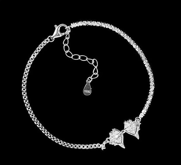Mistveil Butterfly-Totem Silver Protective Bracelet