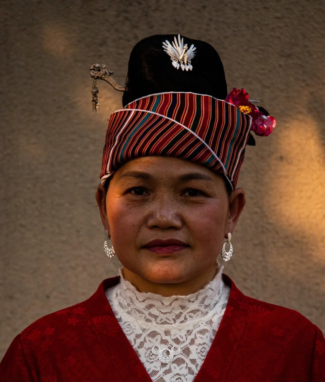 Mistveil Miao-Inspired Layered-Collar Silver Protective Jewelry Set