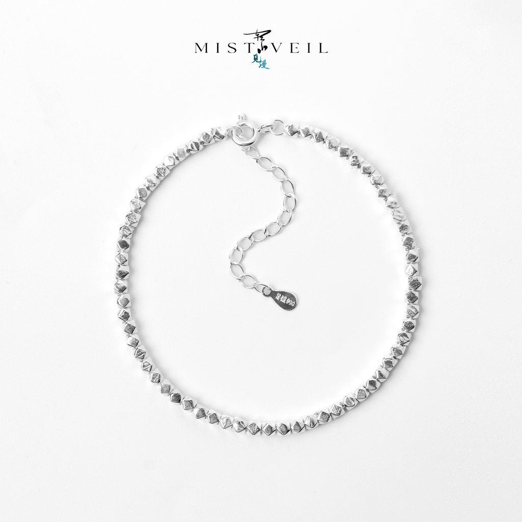 Mistveil Loose‑Silver‑Coins Silver Fortune Bracelet