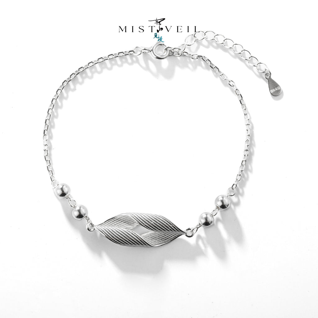 Mistveil Twin‑Spirit Silver Archaeological Bracelet