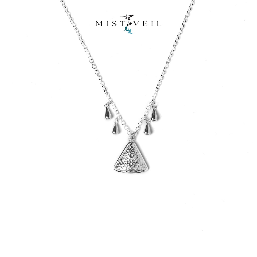Mistveil Gentle-Breeze Silver Serene Necklace