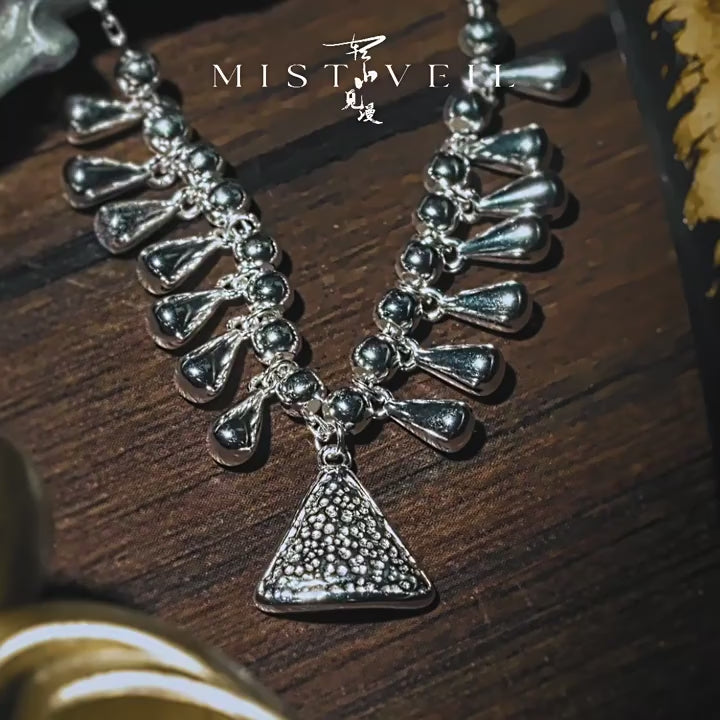Mistveil Nestle Silver Healing Bracelet