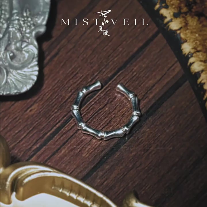 Mistveil Rainbow‑Daylight Silver Hopeful Ring