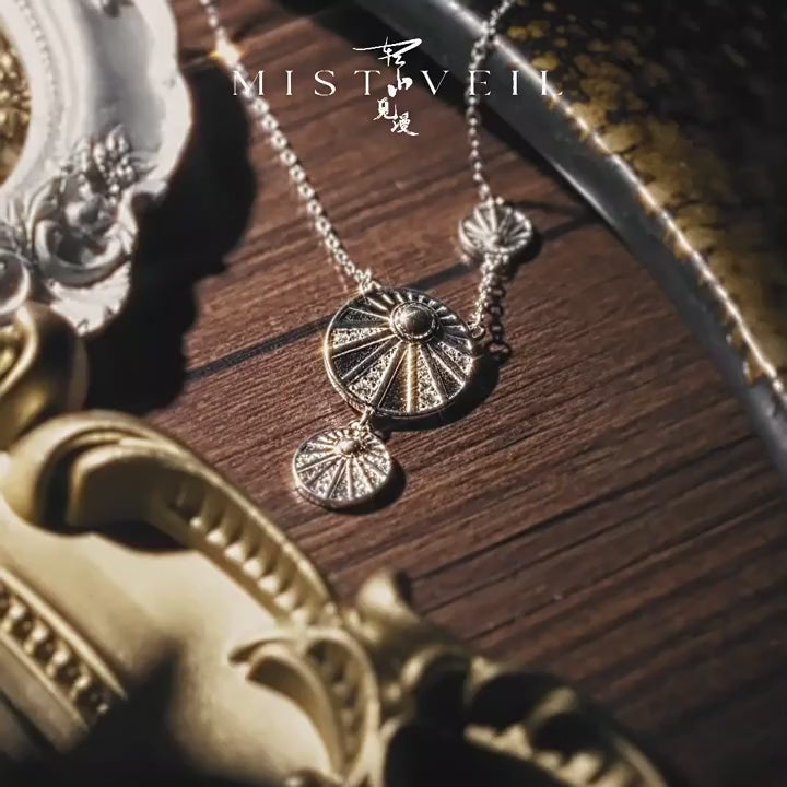 Mistveil First‑Breath Silver Serene Necklace
