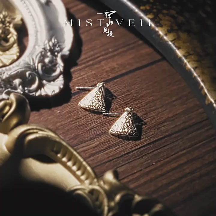 Mistveil Gentle-Wind Silver Serene Earrings