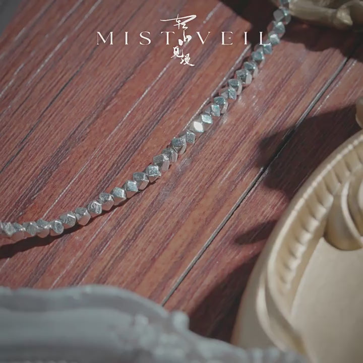 Mistveil Loose‑Silver‑Coins Silver Fortune Bracelet